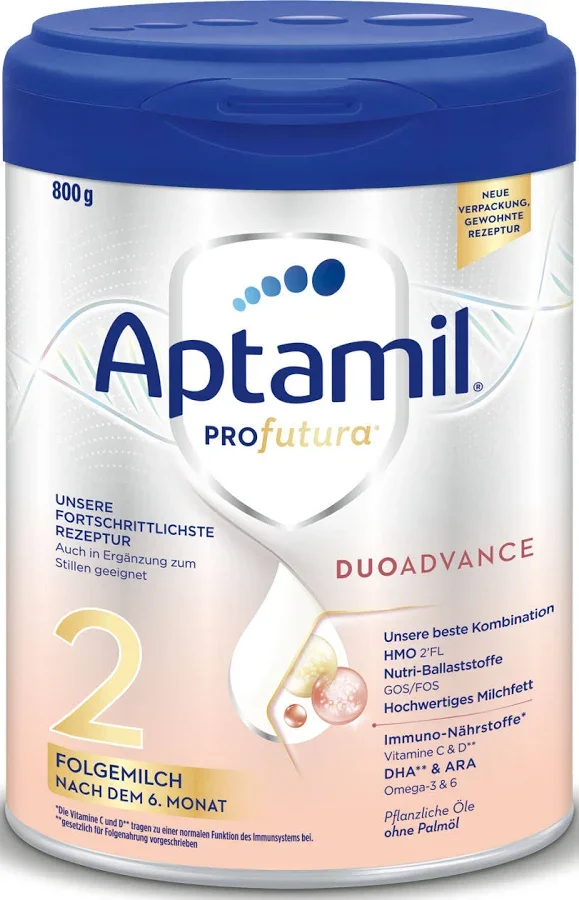 Aptamil Profutura Duoadvance 2 Babynahrung Folgemilch Dose