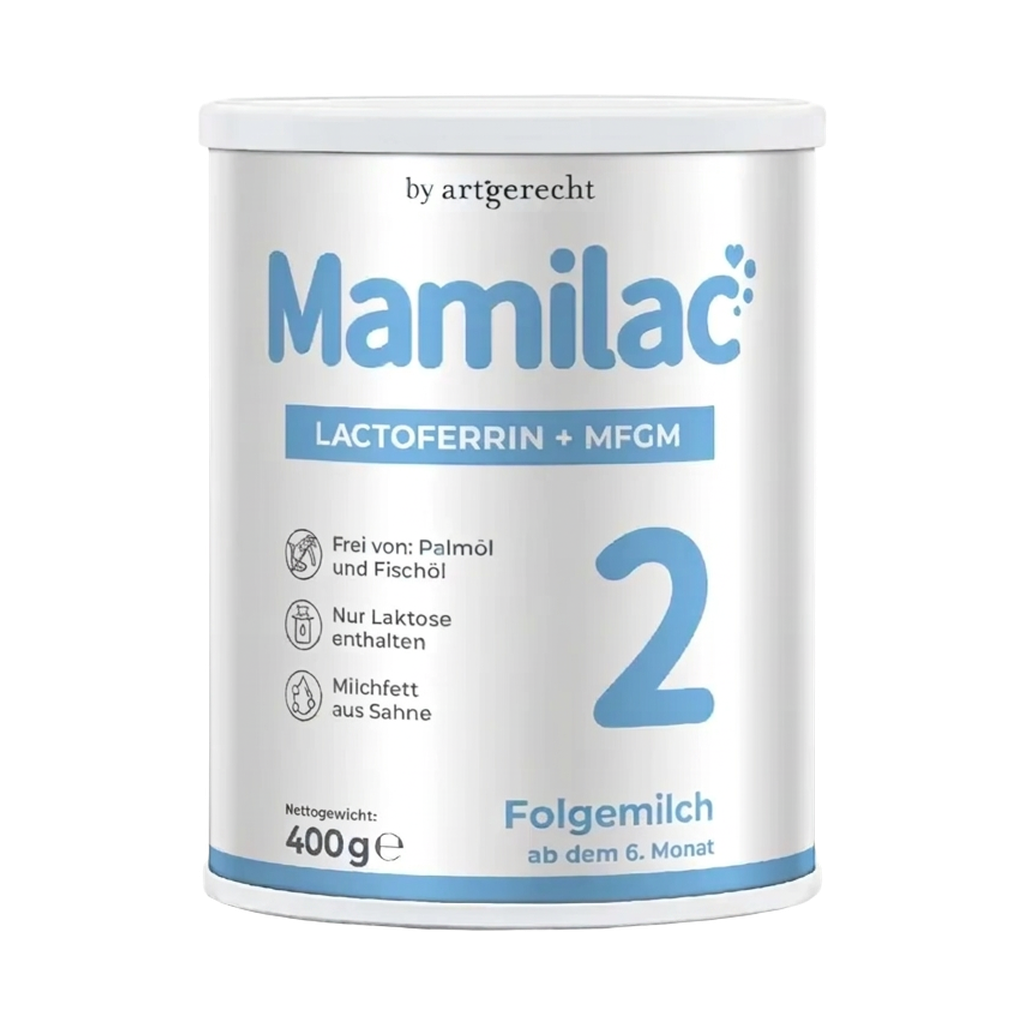 Mamilac Lactoferrin und MFGM 2 Folgemilch Dose